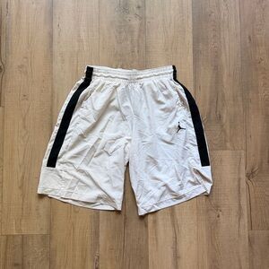 Jordan White and Black Athletic Shorts